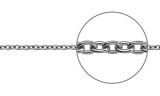Platinankerkette 1,3mm